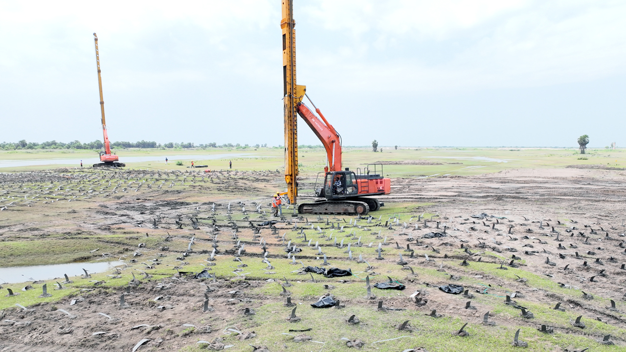 Machilipatnam Port Works, Andhra Pradesh