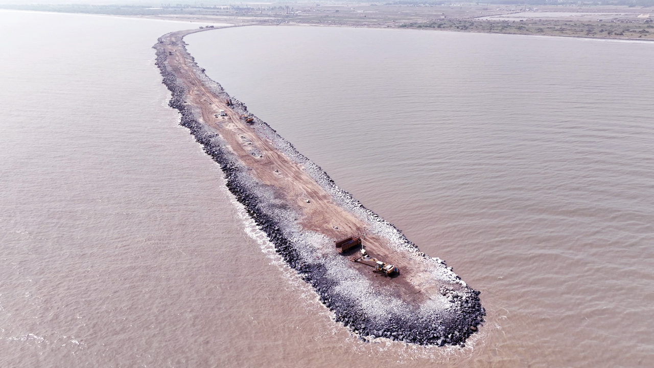 Machilipatnam Port Works, Andhra Pradesh