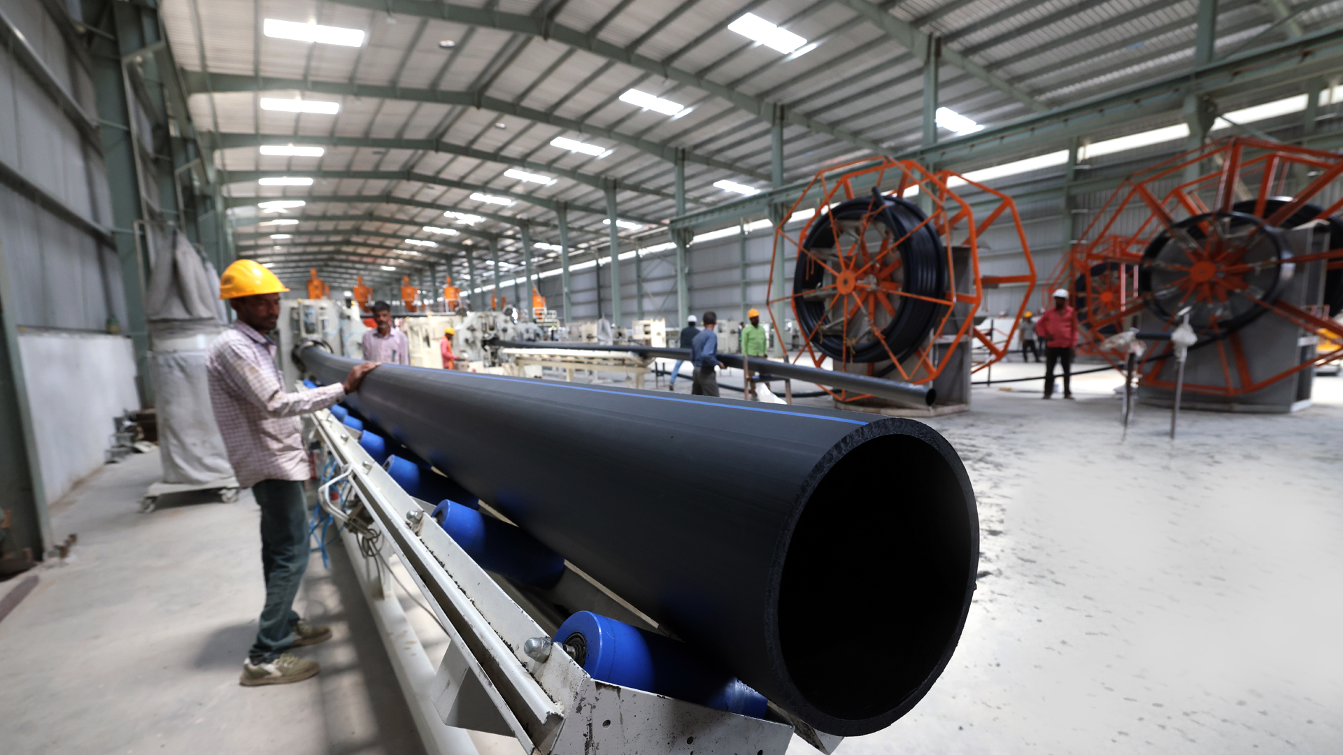 HDPE Pipe Manufacturing Unit