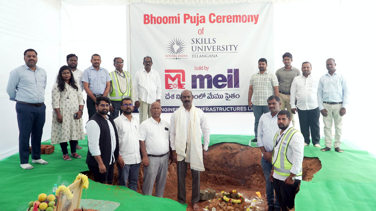 MEIL Lays Foundation Stone For Young India Skills University