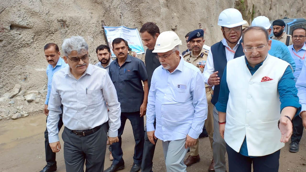 Jammu and Kashmir CS Atal Dulloo Visits Ratle Power Project