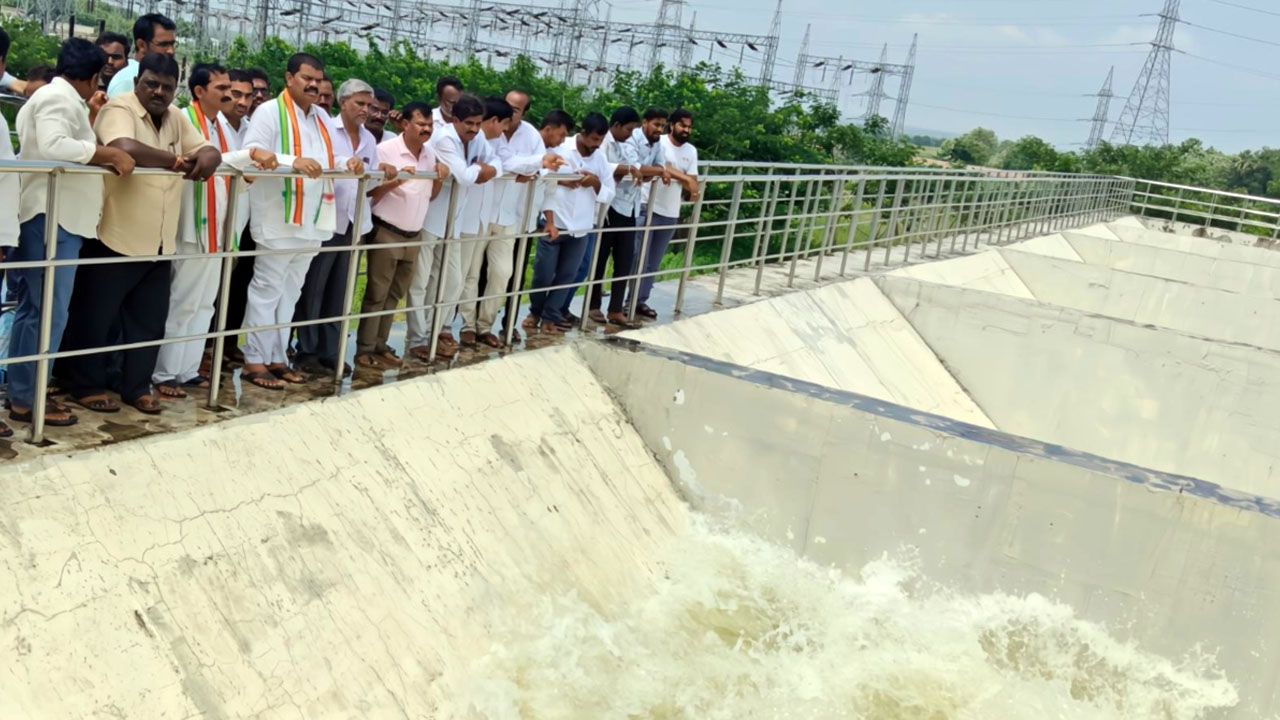 Water Lifting Begins at Sita Rama Lit Irrigation 
