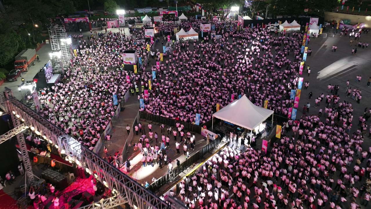 35,000 Unite in Hyderabad for Pink Power Run 3.0