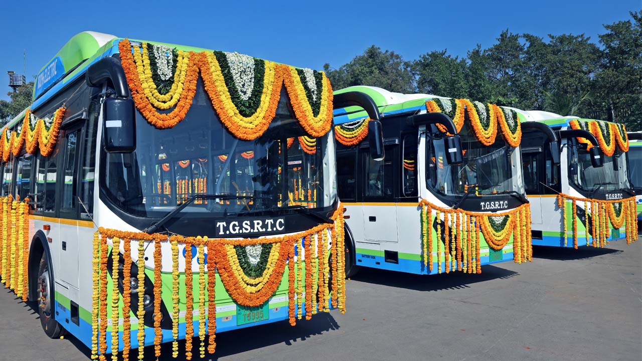 Evey Trans Adds 65 Electric Buses to Hyderabad’s TGSRTC Fleet