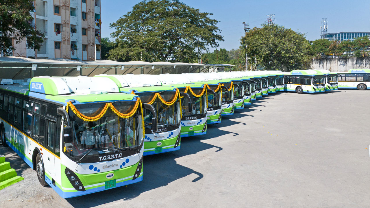 Evey Trans Adds 65 Electric Buses to Hyderabad’s TGSRTC Fleet