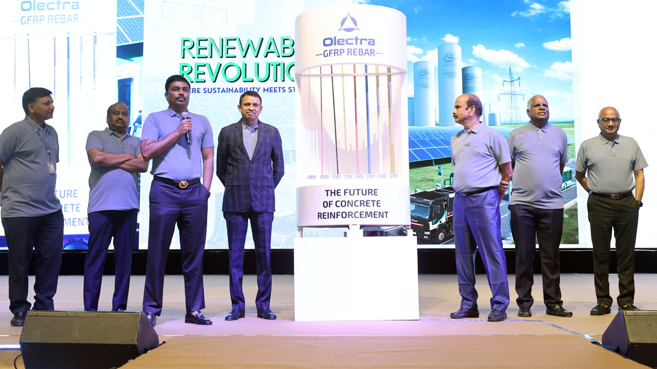 Olectra Unveils Next-Gen Concrete Reinforcement: GFRP Rebar