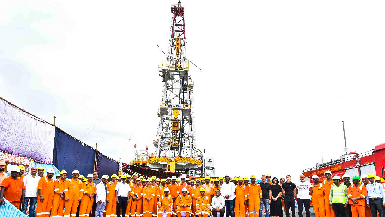 MEIL Deploys Next - Gen Oil Rig for ONGC